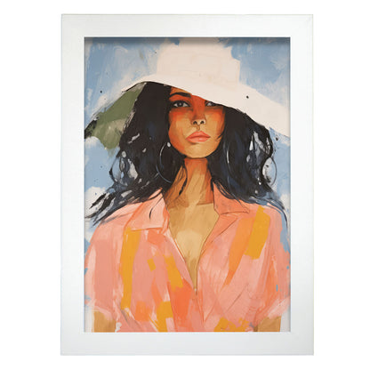 Nacnic Lámina Decorativa Lady Chloe