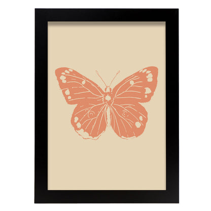 Lámina Nacnic Mariposa Hermosa Inspirada en Matisse