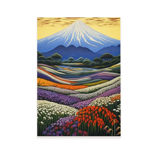 Nacnic Transcedente Monte Fuji Lamina. En Japonés ecléctico. Estampados decorativos estéticos para su sala de estar, dormitorio, hogar