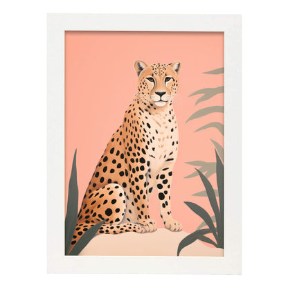 Lámina Ecléctica de Animales - Guepardo Grandioso de Nacnic
