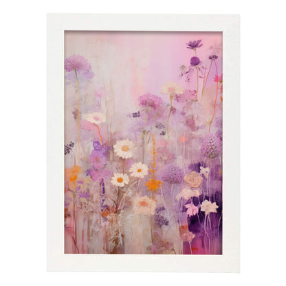 Lámina Nacnic Flores Abigarradas Estampadas Decorativas