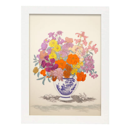 Nacnic Lámina de Flores Lujosas en Jarrón Ecléctico