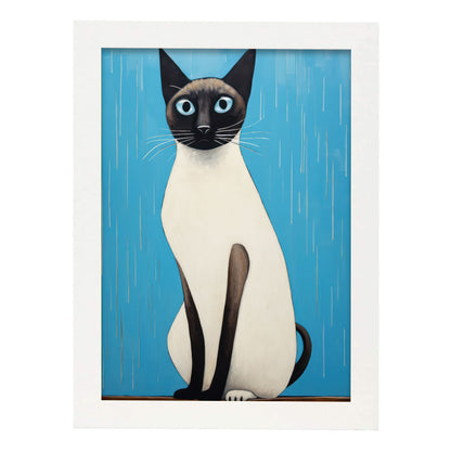 Lamina Nacnic de Gato Siamés Frenético