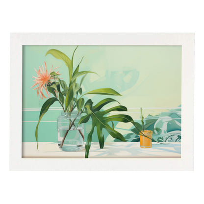 Lamina Nacnic de Planta Regada en Flores Eclécticas