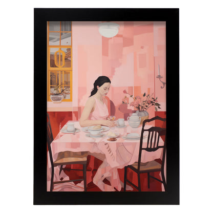 Lámina Nacnic Desayuno Suave en Rosa