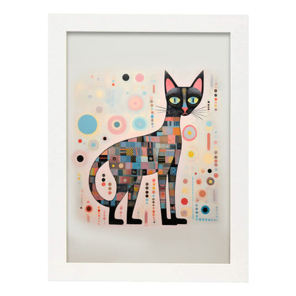 Lamina Nacnic de Gato Azul Ruso en Animales Eclécticos