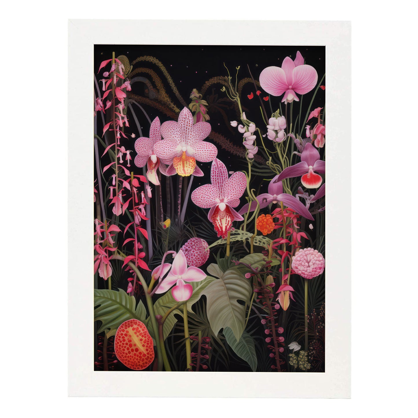 Lamina Nacnic Colección de Orquídeas en Flores Eclécticas
