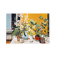 Nacnic Lámina de Flores y Plantas Amarillas para Interior Ecléctico