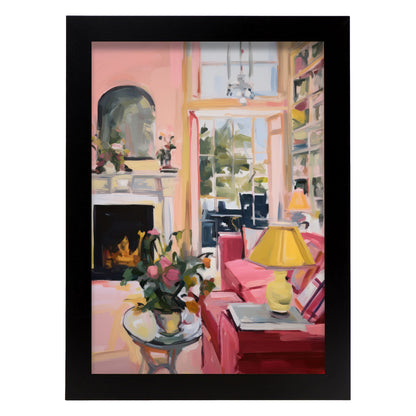 Lámina Nacnic Calmar el Lugar en Rosa