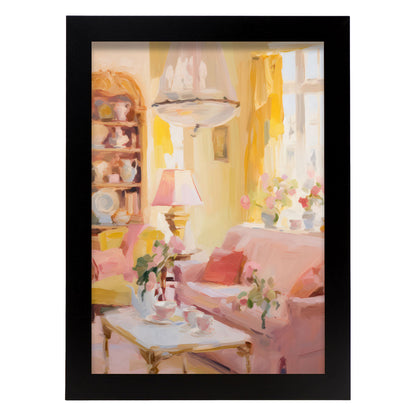 Lamina Nacnic Lugar para Buscar en Rosa para Interior Ecléctico