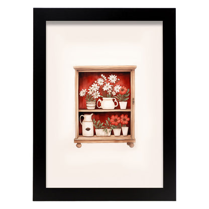 Lamina Nacnic Ollas de Gabinete en Habitación Rosa Ecléctica