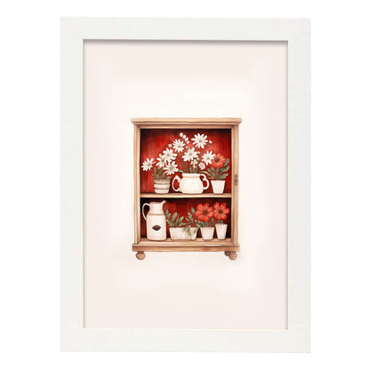 Lamina Nacnic Ollas de Gabinete en Habitación Rosa Ecléctica