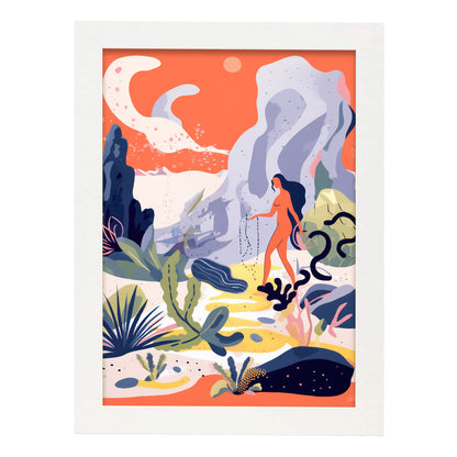 Lamina Nacnic Estado de la Naturaleza en Paisaje Ecléctico