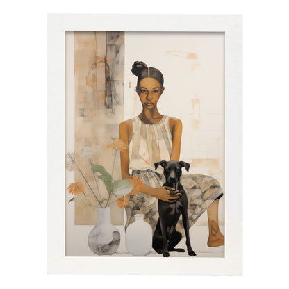 Lámina Nacnic Belleza Negra de Feminidad Ecléctica