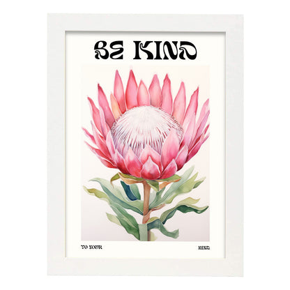 Lamina Nacnic Sé Amable en Tipografía Ecléctica