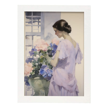 Nacnic Laminas de Flores Enormes en Feminidad Ecléctica