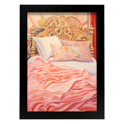 Lamina Elegante Nacnic Cama en Rosa