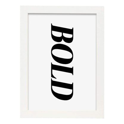 Lámina Atrevida Nacnic en Tipografía Ecléctica