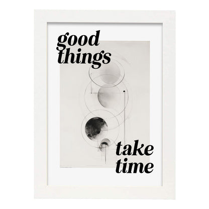 Lámina Nacnic Cosas Buenas en Tipografía Ecléctica