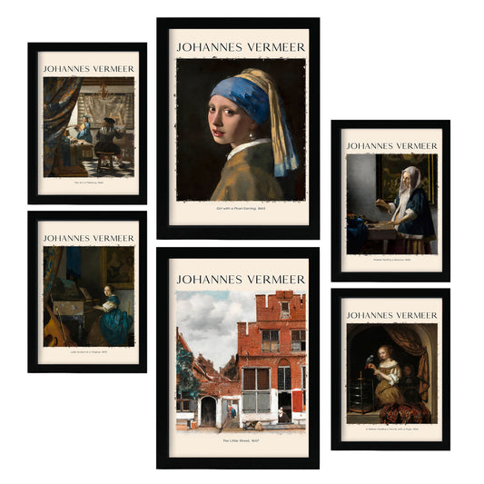 Nacnic Láminas de Johannes Vermeer Colección de Obras de Arte