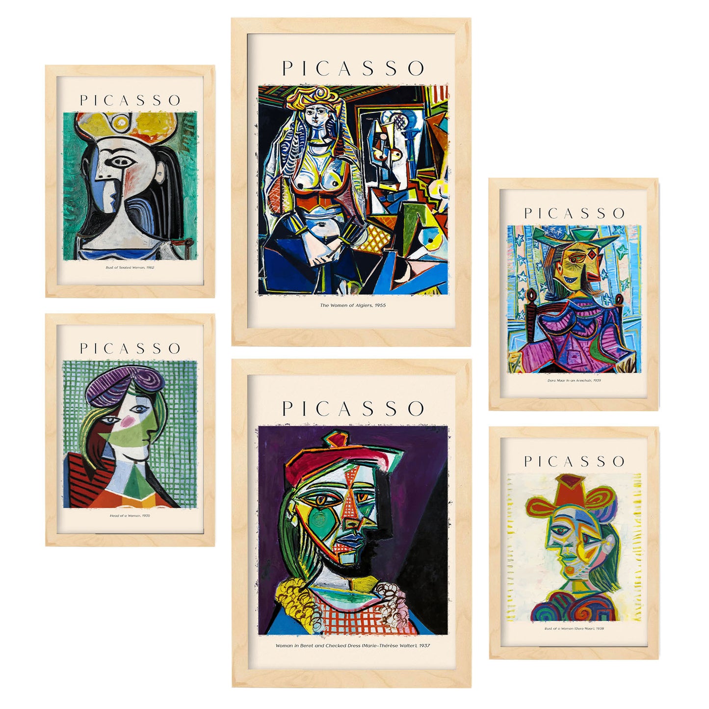 Nacnic Láminas Picasso Colección de Obras de Arte