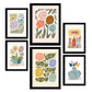Set de 6 Laminas Bloom de Estilo Étnico Nacnic