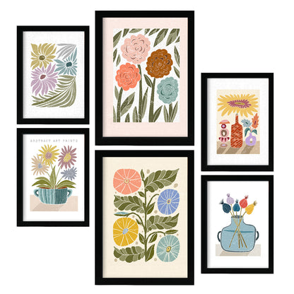 Set de 6 Laminas Bloom de Estilo Étnico Nacnic