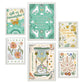 Nacnic Set de 6 Laminas Estilo Groovy Brillante para Sala de Estar y Dormitorio