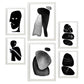 Nacnic Set de 6 Láminas de Amantes Abstractos