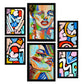 Nacnic Set de 6 Laminas Lady Mazarelli en Abstracto Femenino