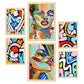 Nacnic Set de 6 Laminas Lady Mazarelli en Abstracto Femenino
