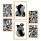 Nacnic Set de 6 Laminas de Artesanía de Kaput en Amantes Abstracto