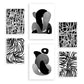 Nacnic Set de 6 Laminas de Artesanía de Kaput en Amantes Abstracto