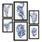 Nacnic Set de 6 Posters Atractivos en Resúmenes de Forma Estampados Decorativos