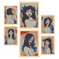 Nacnic Set de 6 Posters de Belleza Mesmérica en Abstracto Femenino