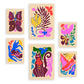 Nacnic Set de 6 Láminas Pintorescas de Animales Abstractos