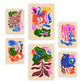 Nacnic Set de 6 Laminas Abstractas de Flores Pintorescas