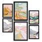Nacnic Set de 6 Laminas de Paisajes Abstractos
