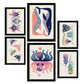 Nacnic Set de 6 Láminas de Creaturas y Animales Estampados Decorativos
