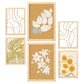 Conjunto Nacnic de 6 Láminas de Flores Abstractas