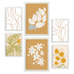 Conjunto Nacnic de 6 Láminas de Flores Abstractas