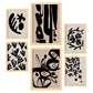 Nacnic Set de 6 Laminas de Diseño Místico en Abstracto de Flores