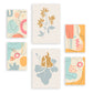 Nacnic Set de 6 Láminas Estilo Ético 2 con Flores Abstractas