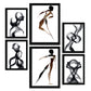 Nacnic Set de 6 Láminas Virtud del Cuerpo 2 en Amantes Abstracto