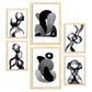 Nacnic Set de 6 Láminas de Amantes Abstractos con Cuerpo Doblado