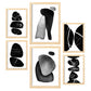 Nacnic Set de 6 Láminas Rocas Palladianas Abstractas