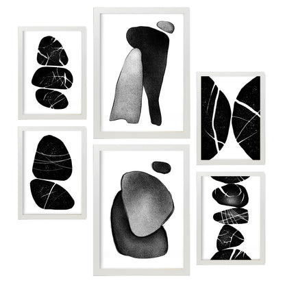 Nacnic Set de 6 Láminas Rocas Palladianas Abstractas