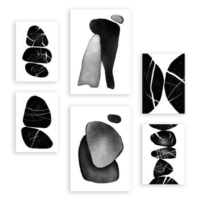Nacnic Set de 6 Láminas Rocas Palladianas Abstractas