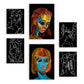 Nacnic Set de 6 Láminas Abstractas Femeninas de Belleza