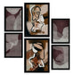Nacnic Set de 6 Láminas de Arte Abstracto Femenino